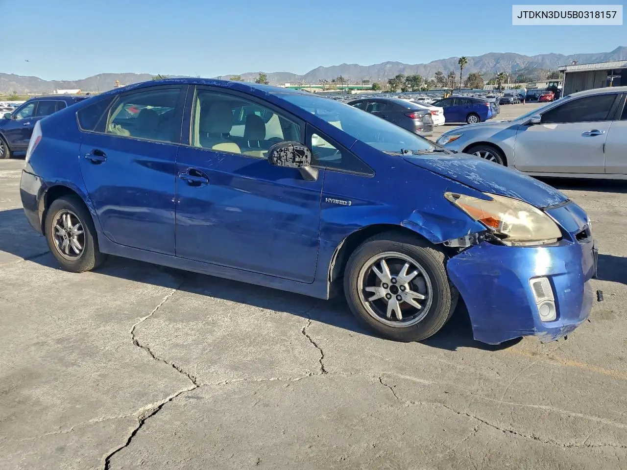 JTDKN3DU5B0318157 2011 Toyota Prius