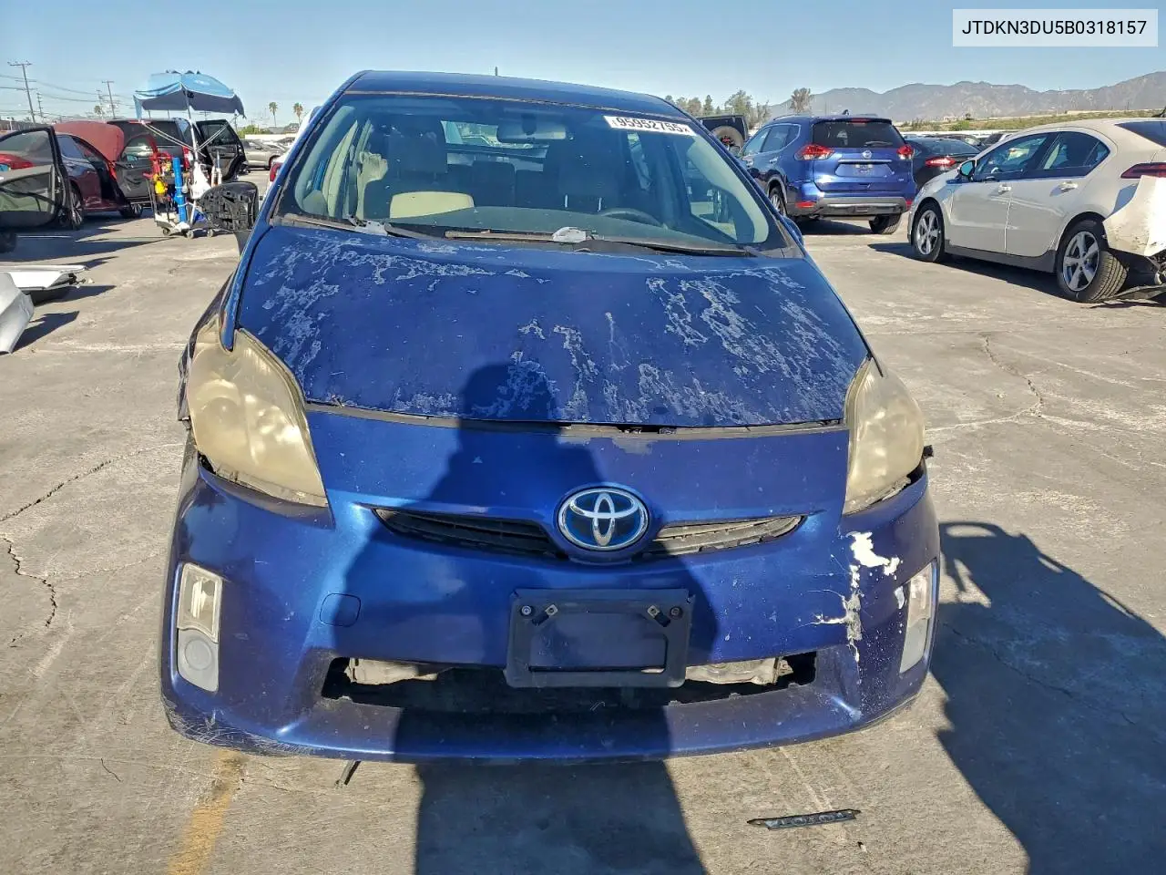 JTDKN3DU5B0318157 2011 Toyota Prius