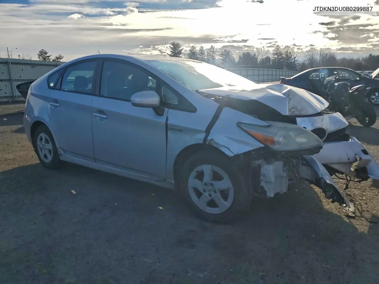 JTDKN3DU0B0299887 2011 Toyota Prius