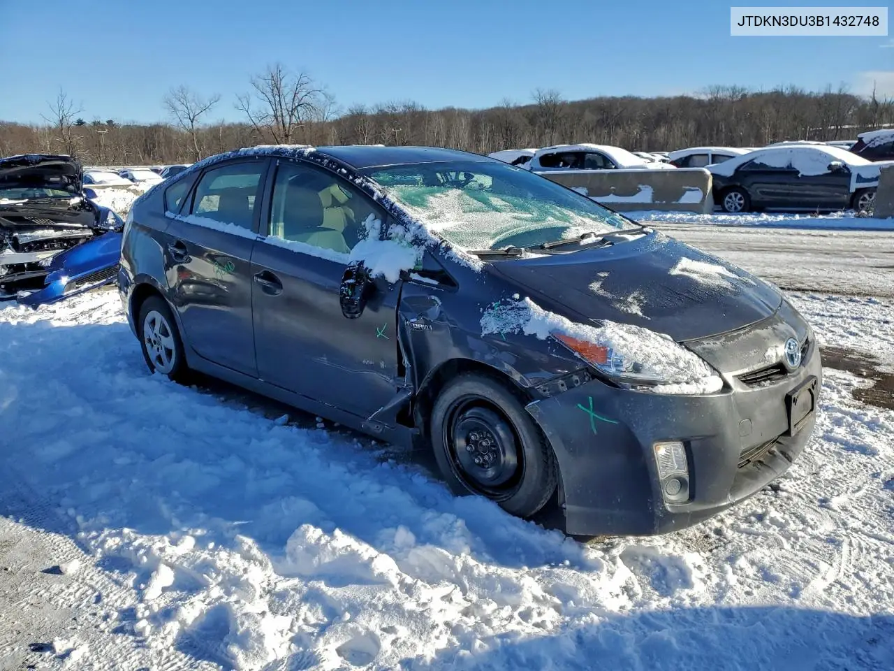 JTDKN3DU3B1432748 2011 Toyota Prius