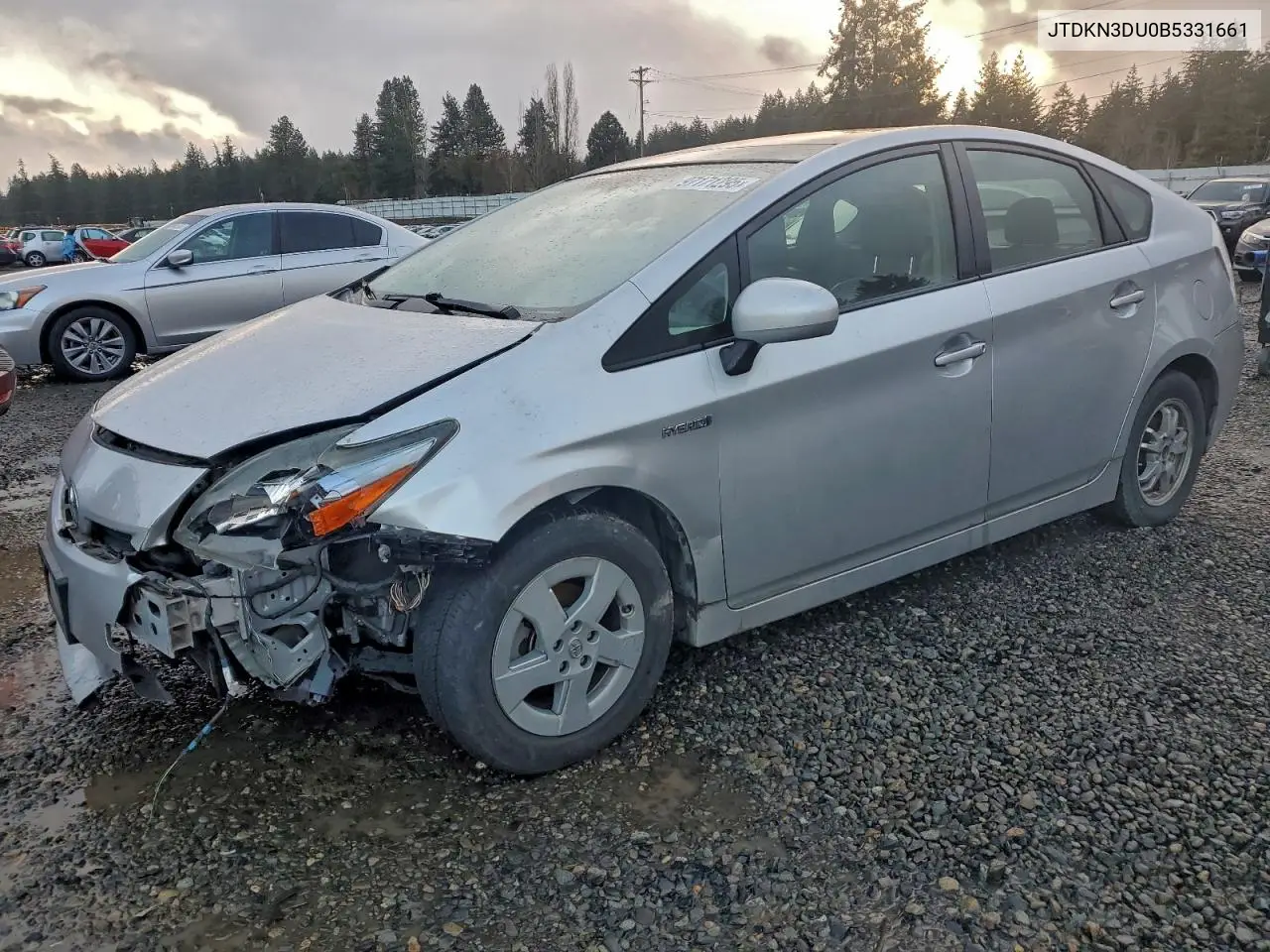 JTDKN3DU0B5331661 2011 Toyota Prius