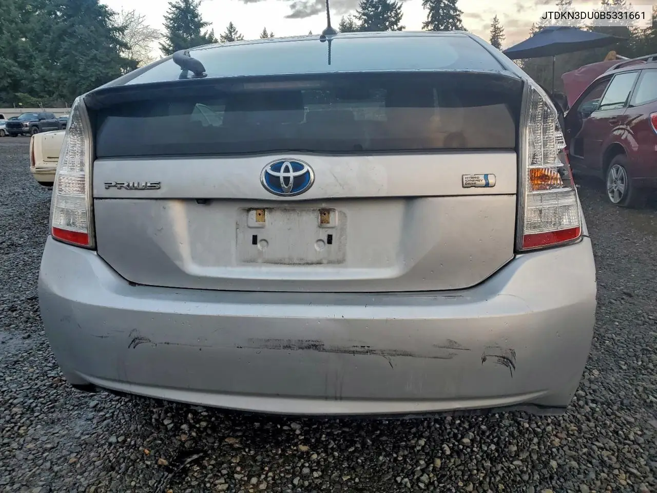 JTDKN3DU0B5331661 2011 Toyota Prius