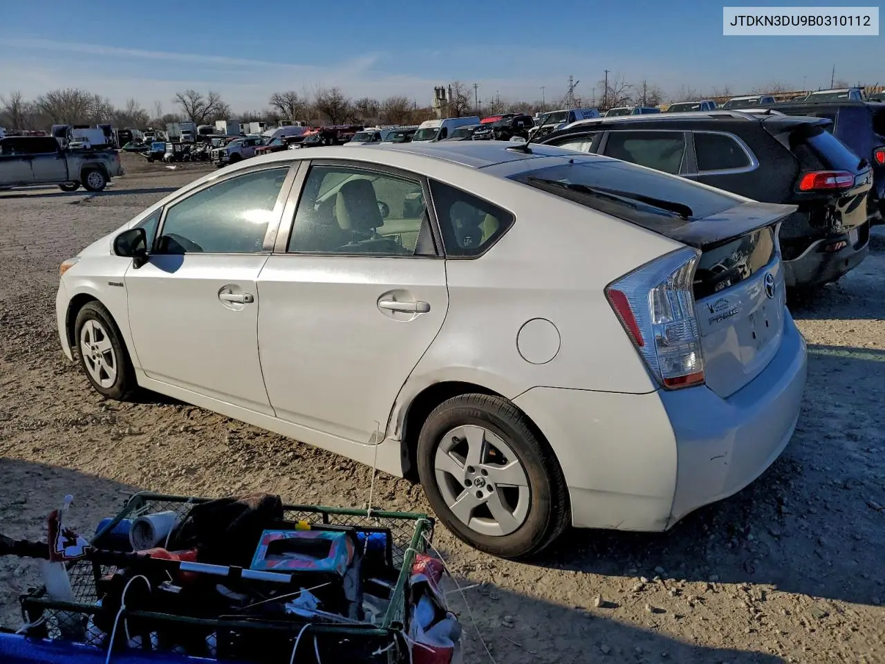 JTDKN3DU9B0310112 2011 Toyota Prius