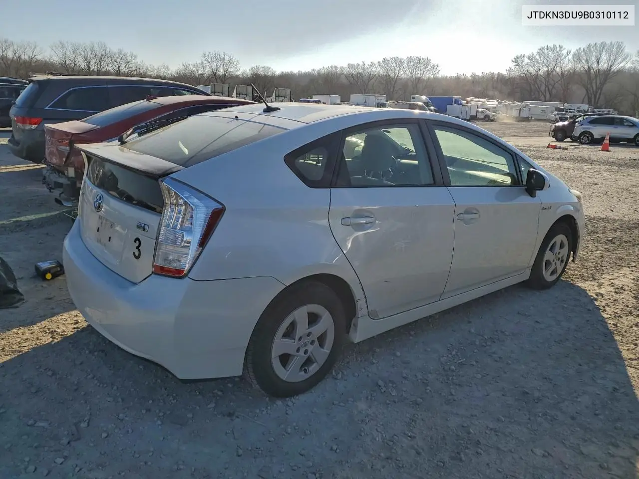 JTDKN3DU9B0310112 2011 Toyota Prius