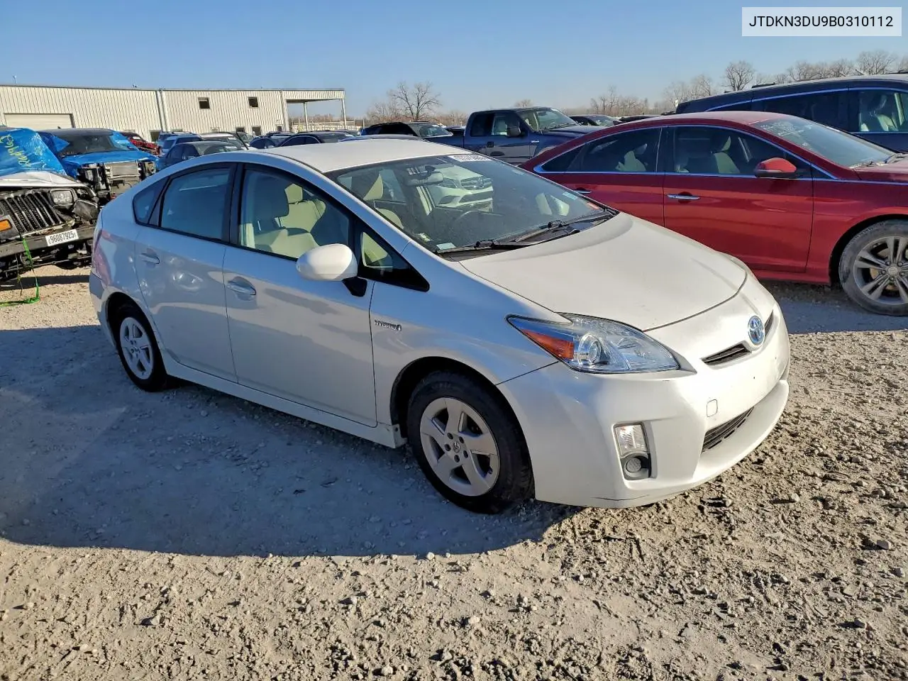 JTDKN3DU9B0310112 2011 Toyota Prius