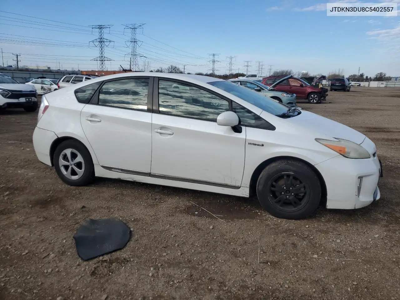 JTDKN3DU8C5402557 2012 Toyota Prius