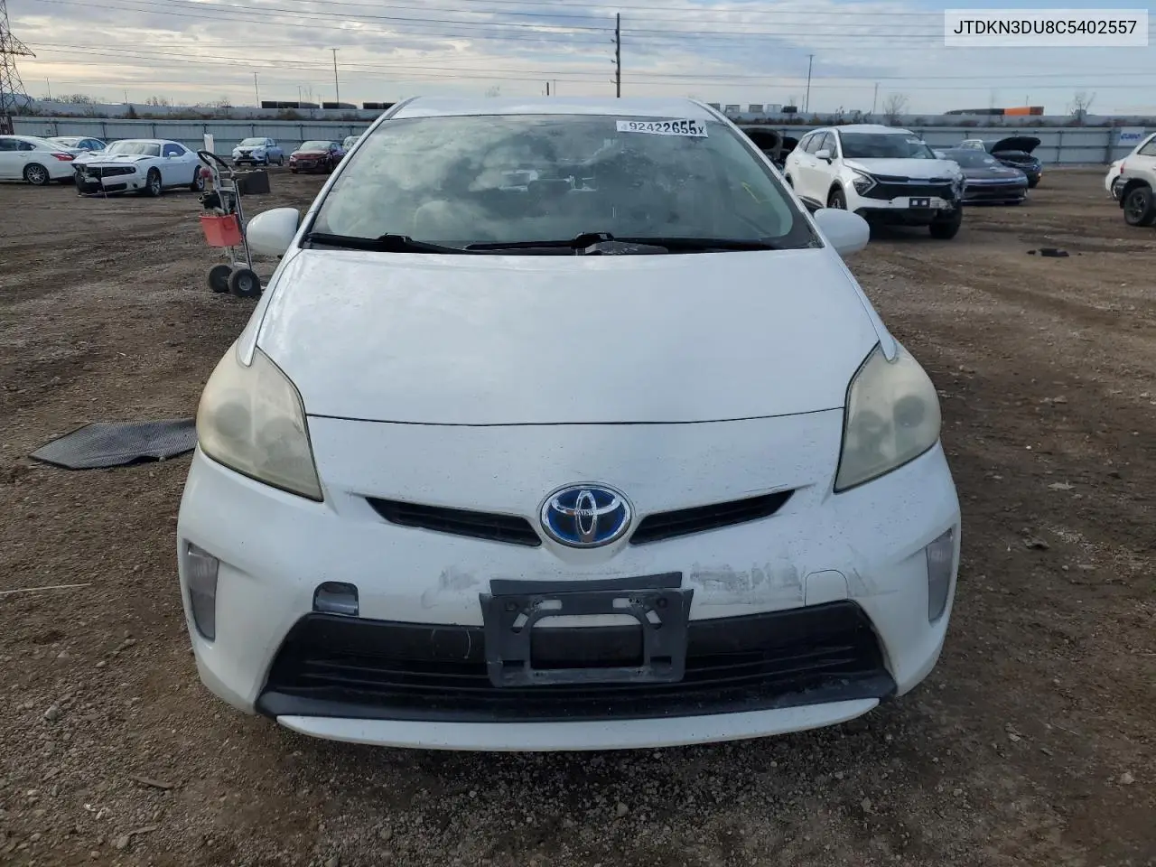 JTDKN3DU8C5402557 2012 Toyota Prius