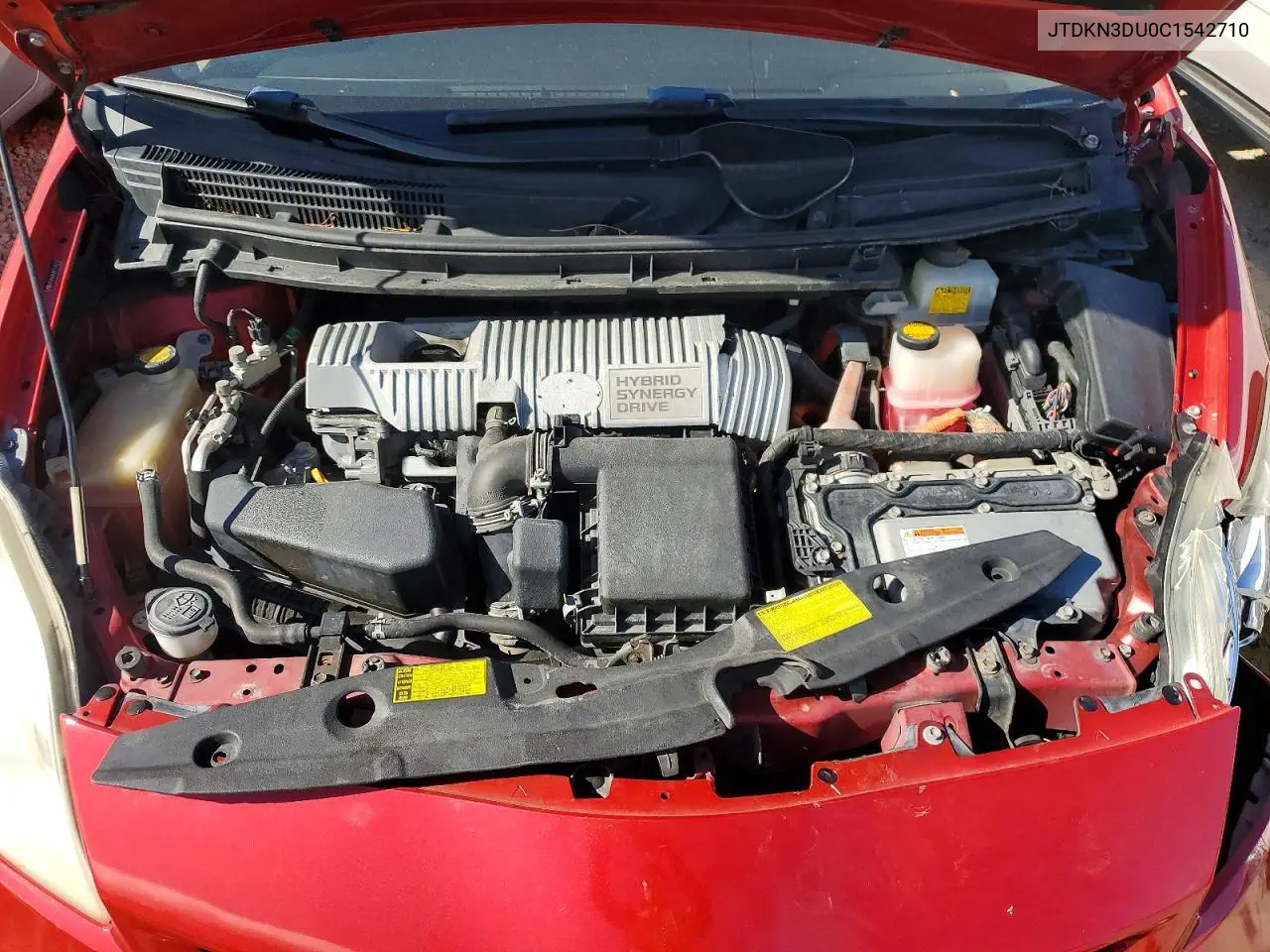 JTDKN3DU0C1542710 2012 Toyota Prius Two