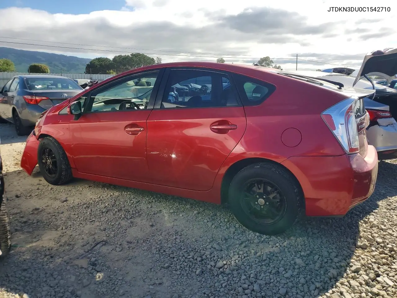 JTDKN3DU0C1542710 2012 Toyota Prius Two