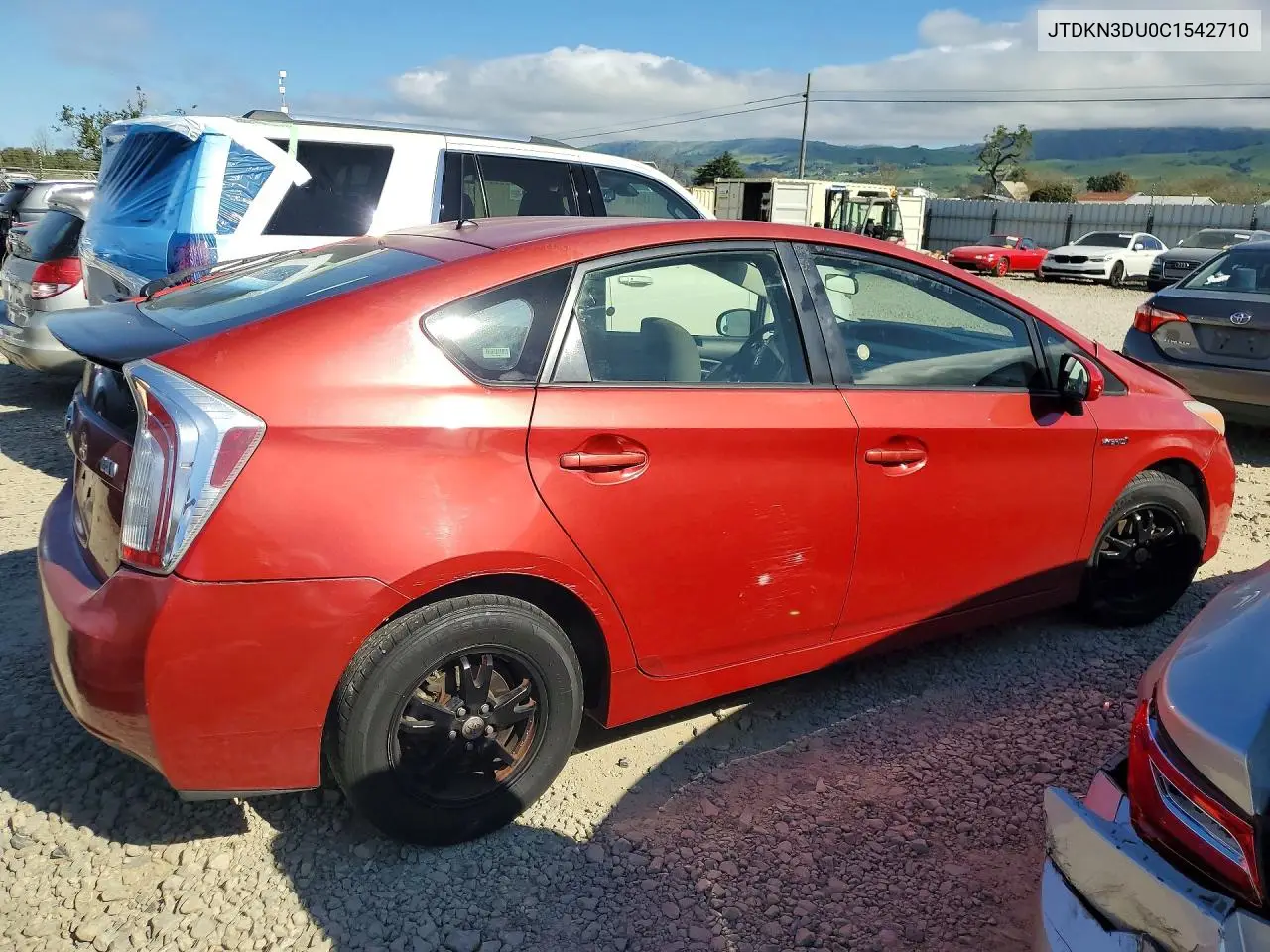 JTDKN3DU0C1542710 2012 Toyota Prius Two