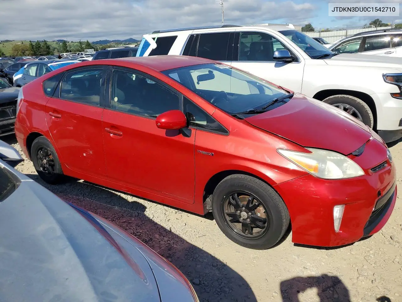 JTDKN3DU0C1542710 2012 Toyota Prius Two