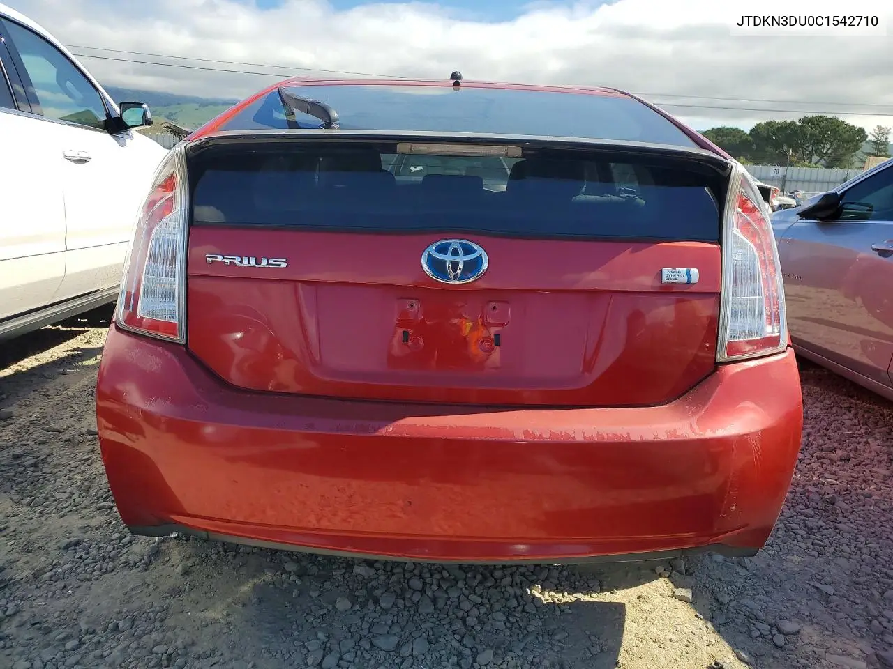 JTDKN3DU0C1542710 2012 Toyota Prius Two
