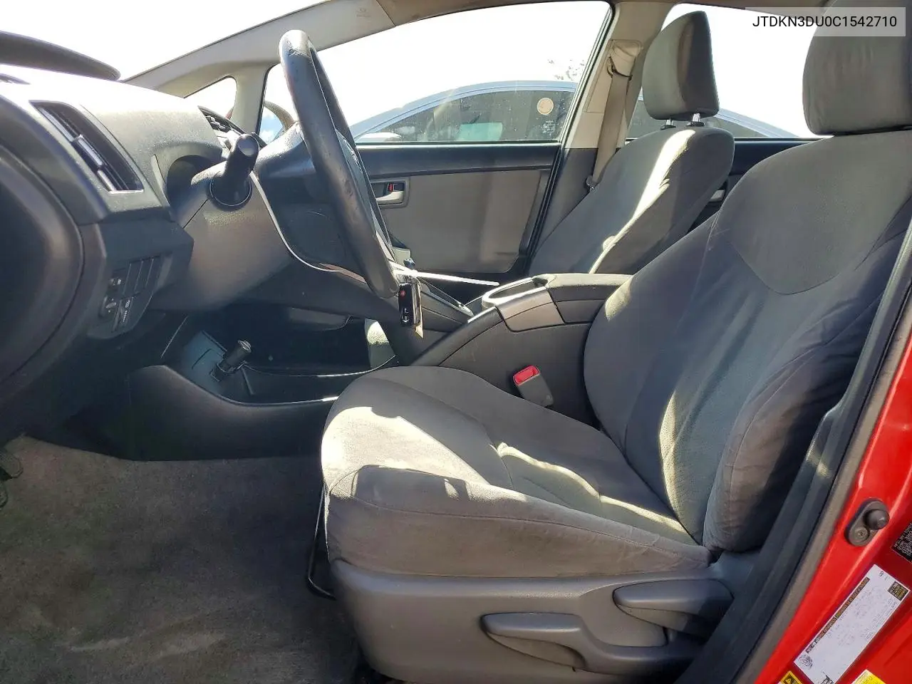 JTDKN3DU0C1542710 2012 Toyota Prius Two