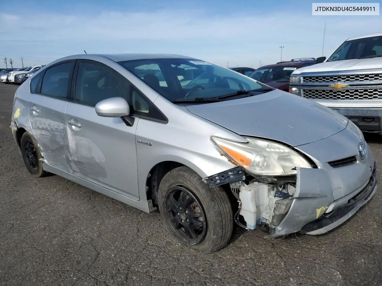 JTDKN3DU4C5449911 2012 Toyota Prius