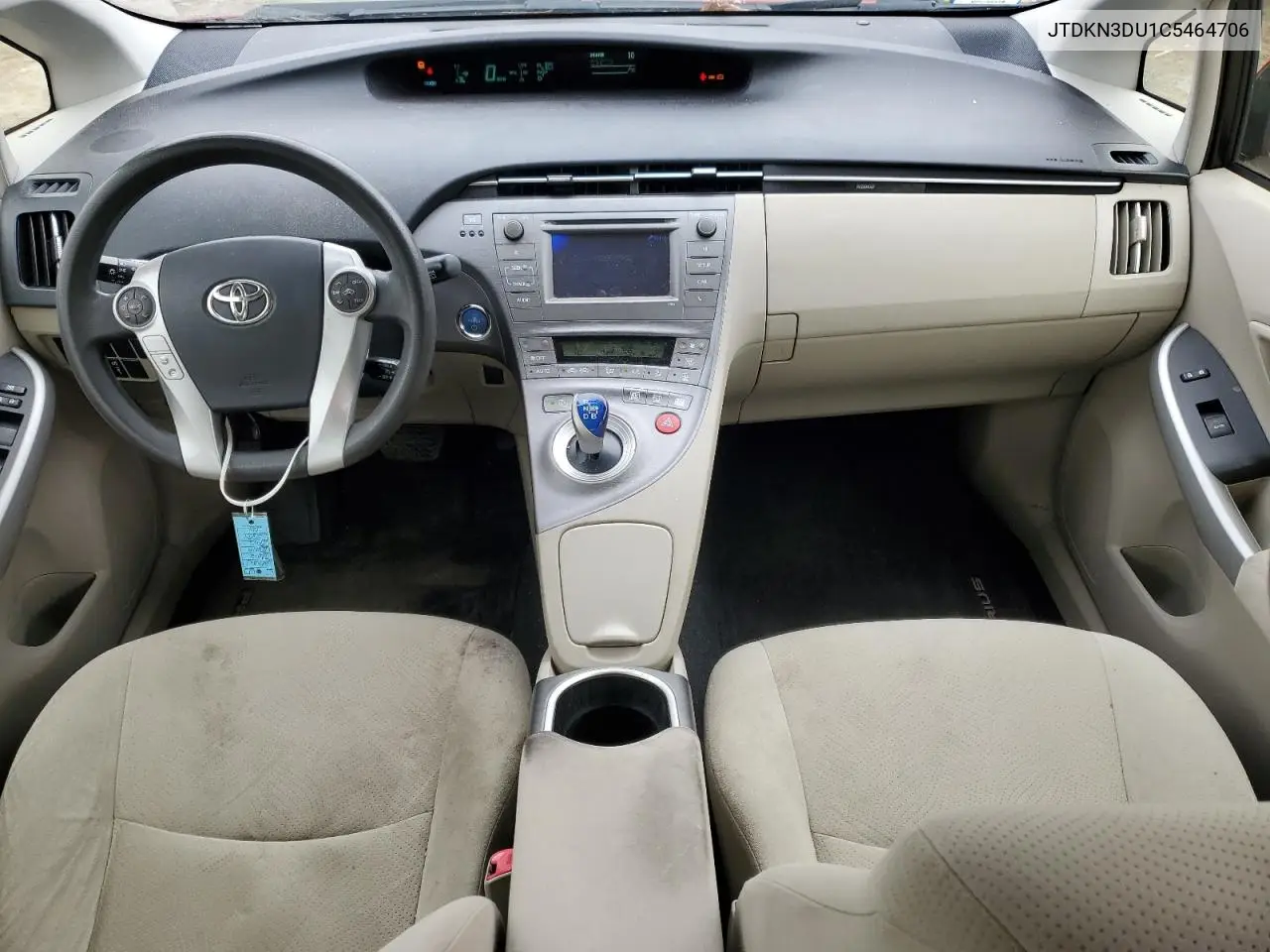 JTDKN3DU1C5464706 2012 Toyota Prius