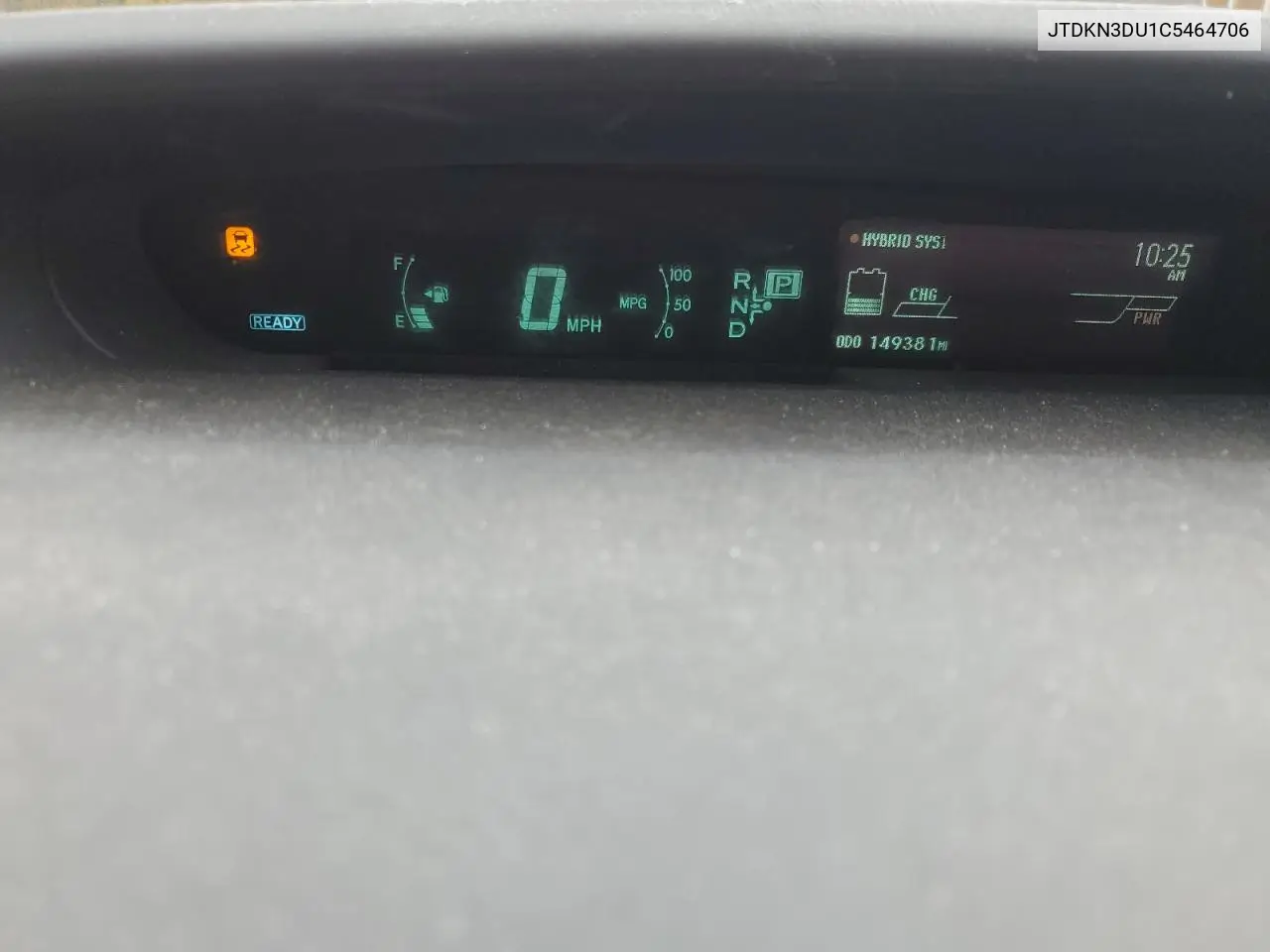 JTDKN3DU1C5464706 2012 Toyota Prius