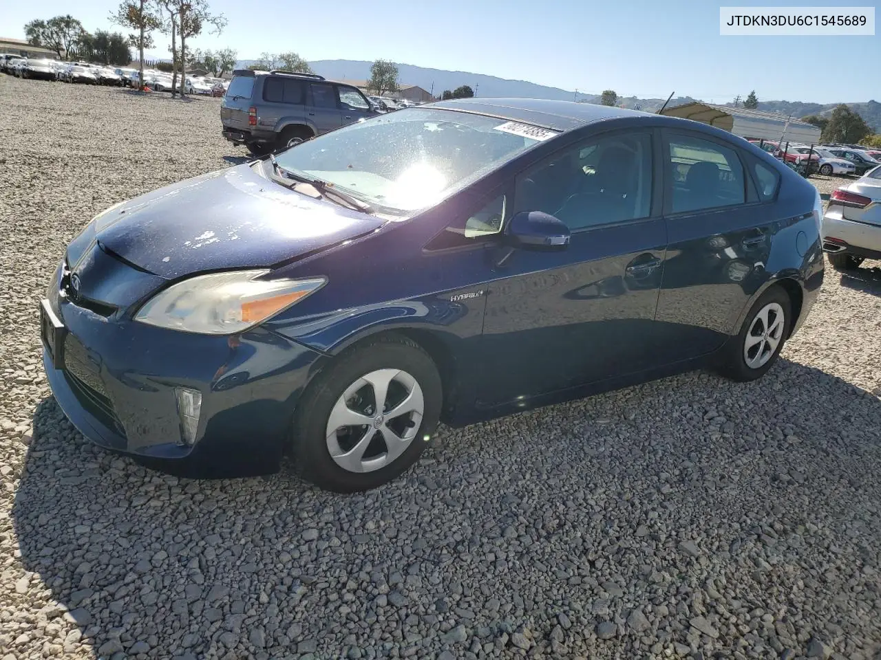 JTDKN3DU6C1545689 2012 Toyota Prius