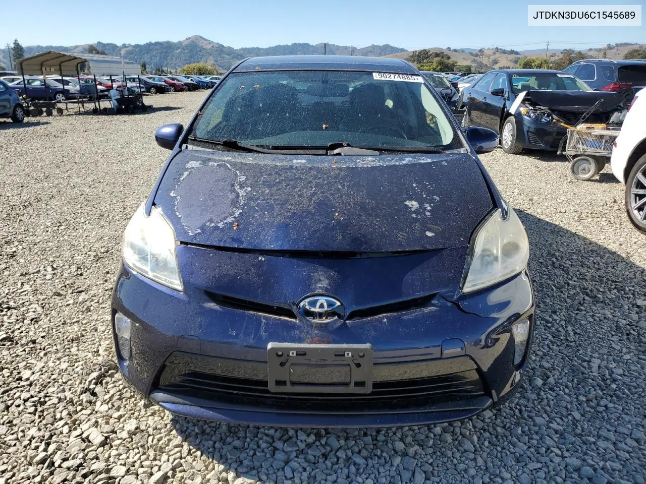 JTDKN3DU6C1545689 2012 Toyota Prius