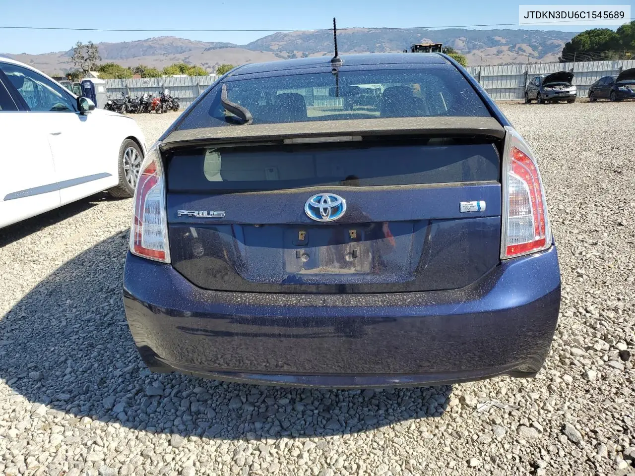 JTDKN3DU6C1545689 2012 Toyota Prius
