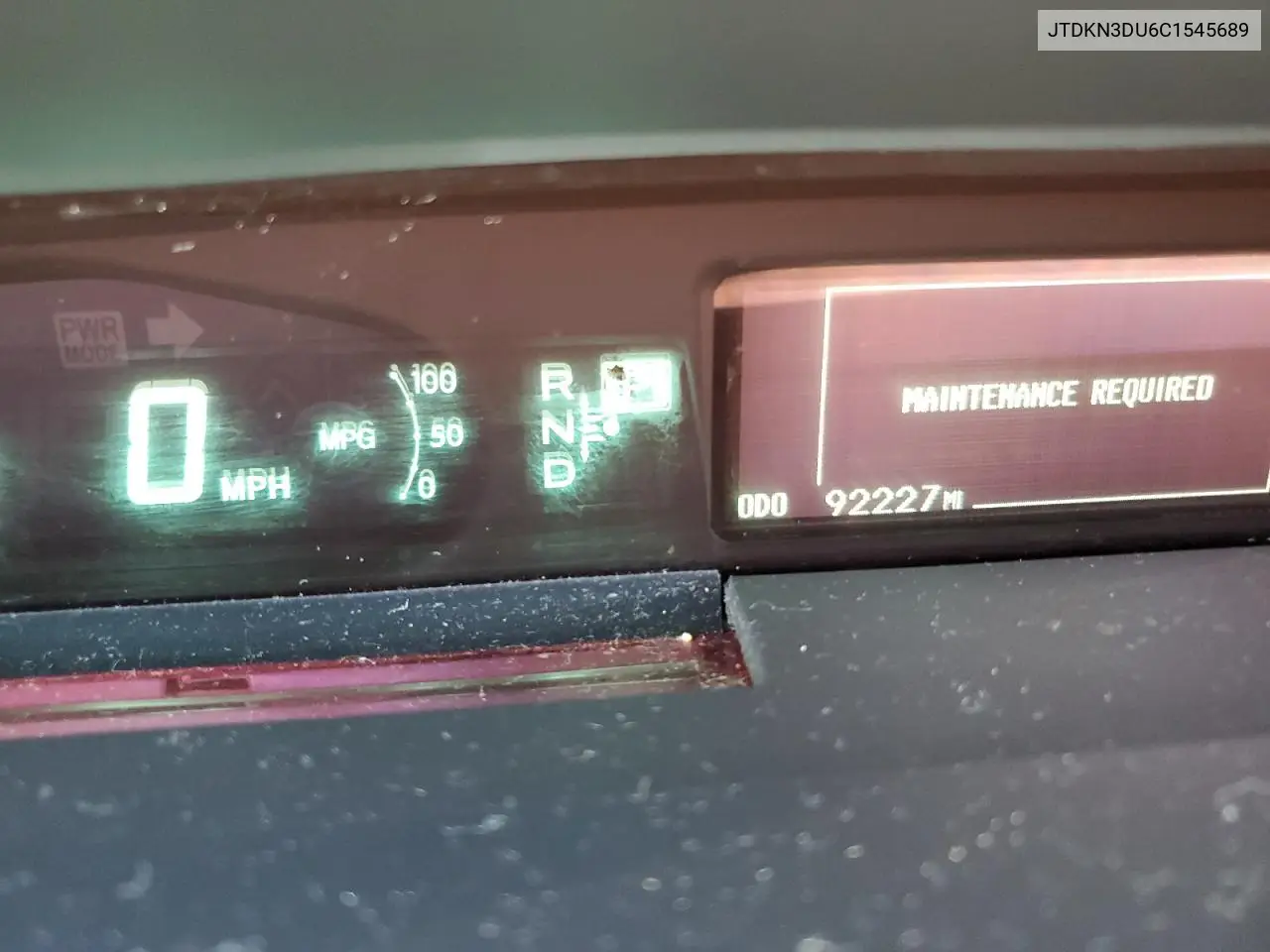JTDKN3DU6C1545689 2012 Toyota Prius