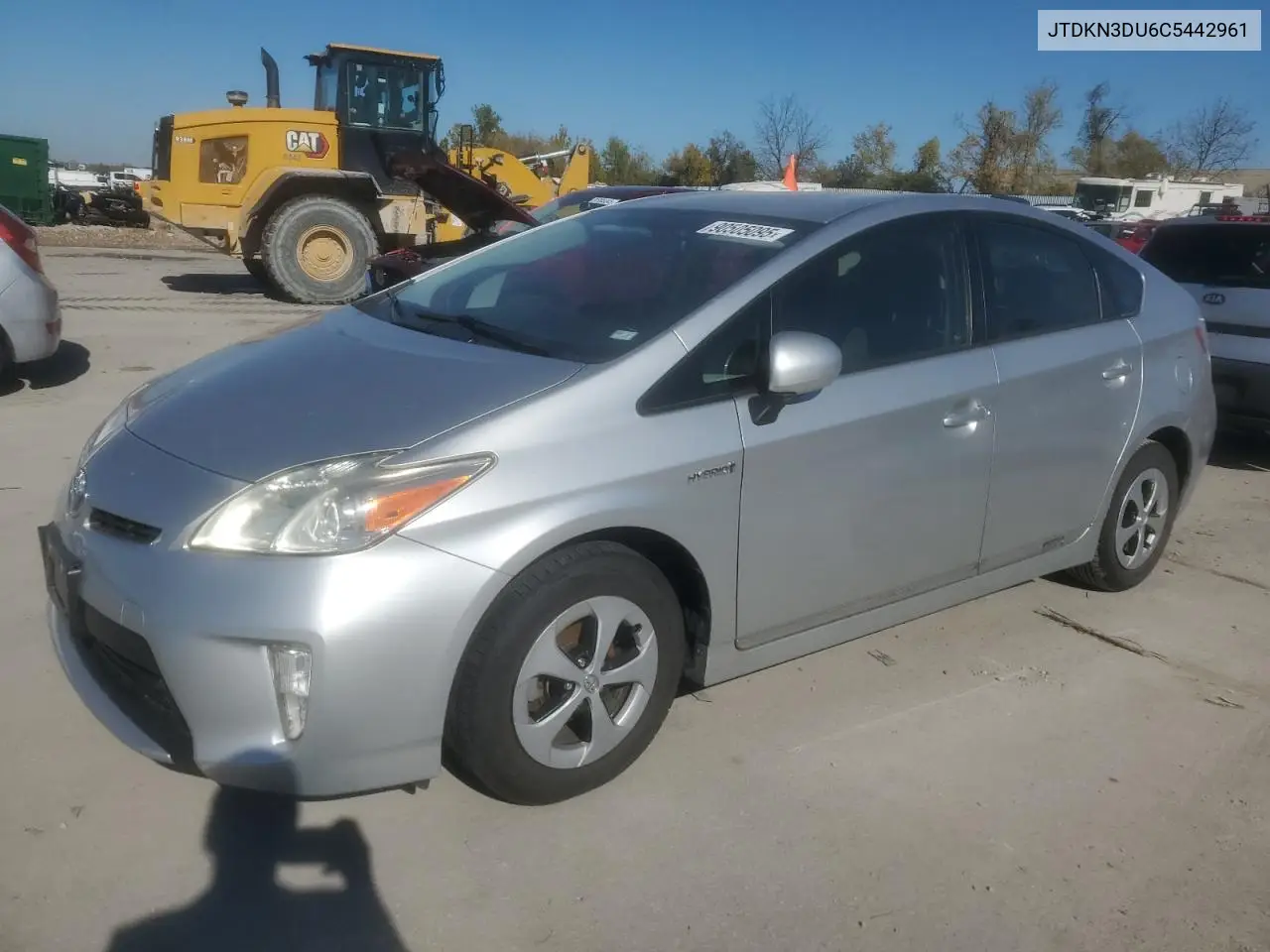 JTDKN3DU6C5442961 2012 Toyota Prius