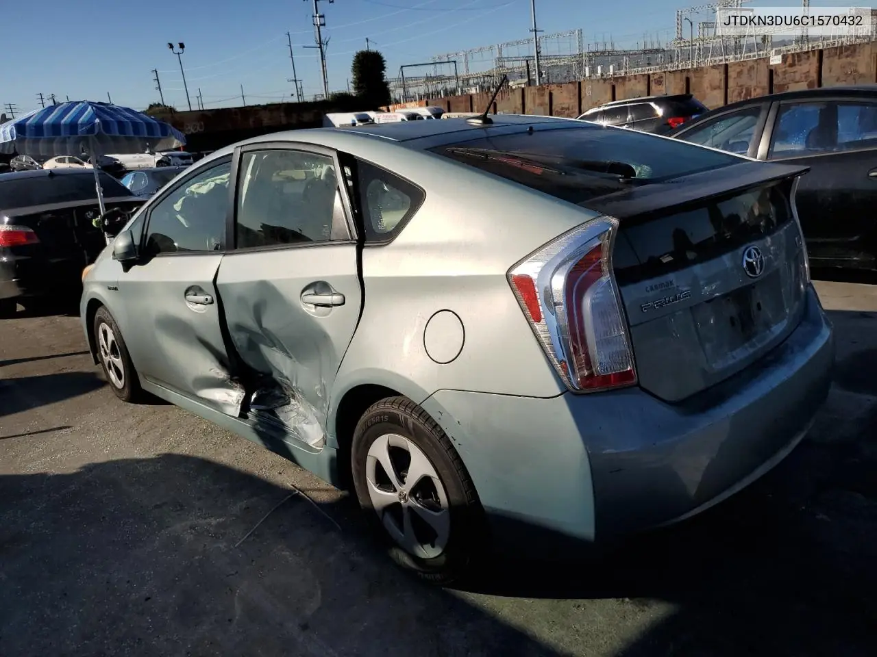 JTDKN3DU6C1570432 2012 Toyota Prius