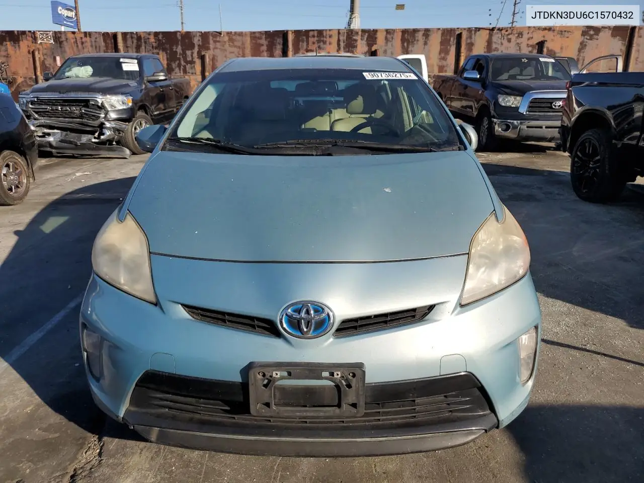 JTDKN3DU6C1570432 2012 Toyota Prius