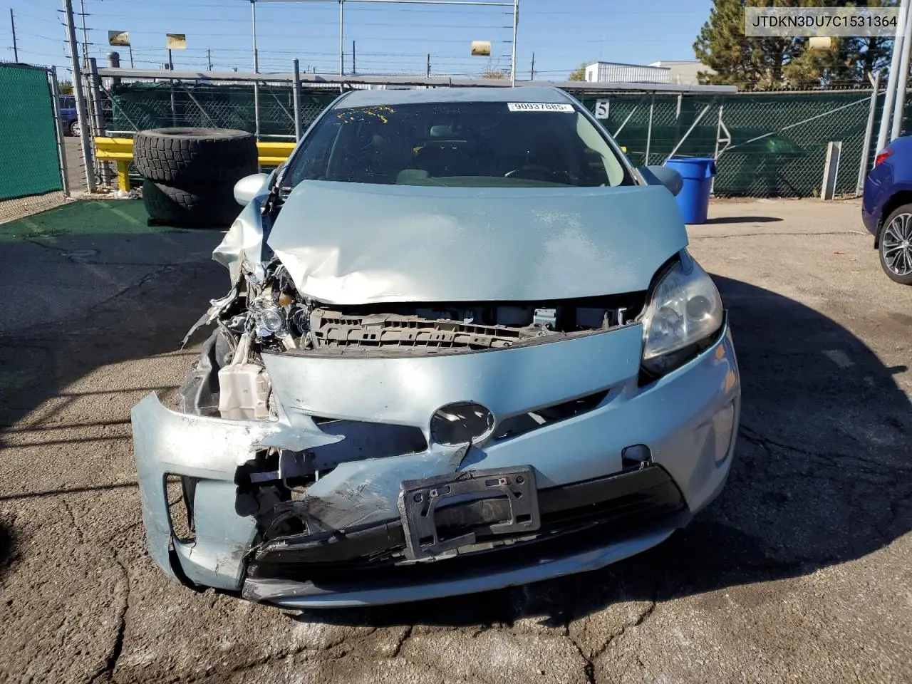 JTDKN3DU7C1531364 2012 Toyota Prius