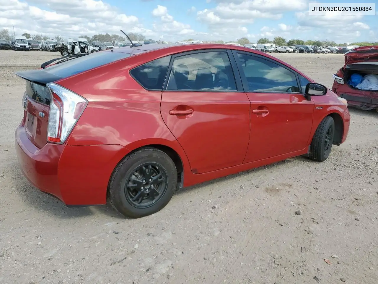 JTDKN3DU2C1560884 2012 Toyota Prius