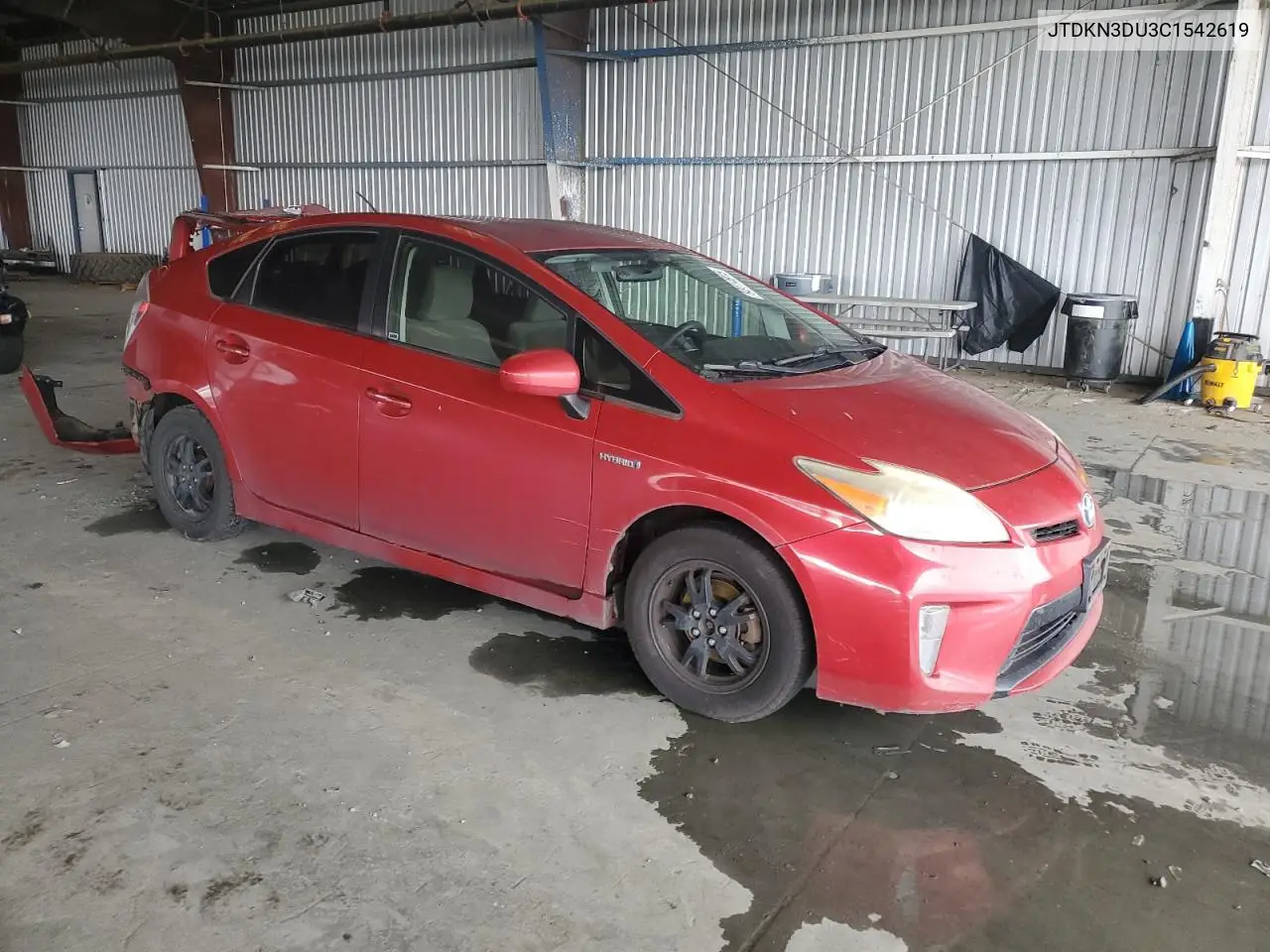 JTDKN3DU3C1542619 2012 Toyota Prius