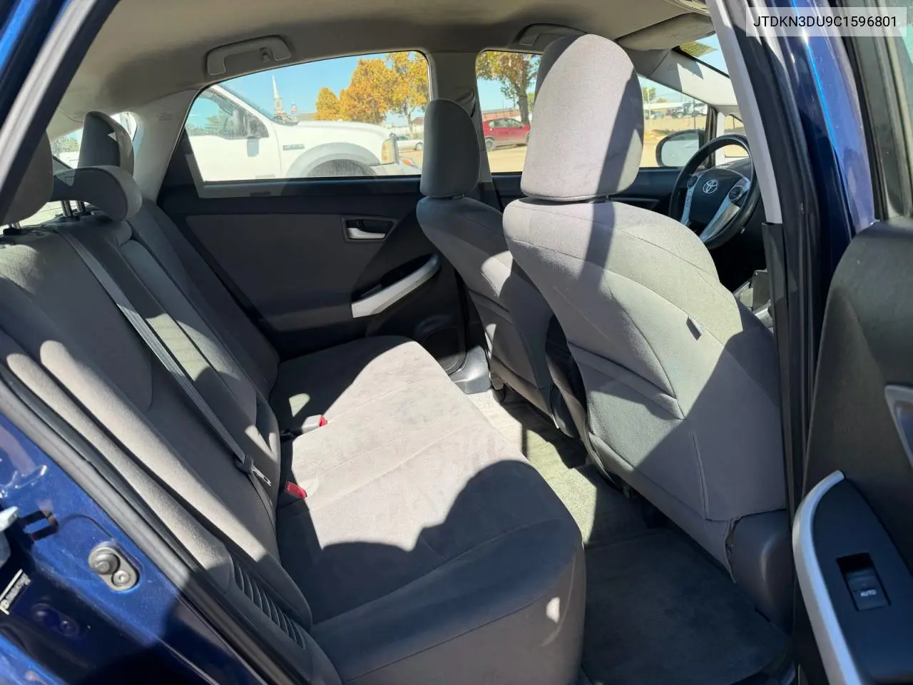 JTDKN3DU9C1596801 2012 Toyota Prius