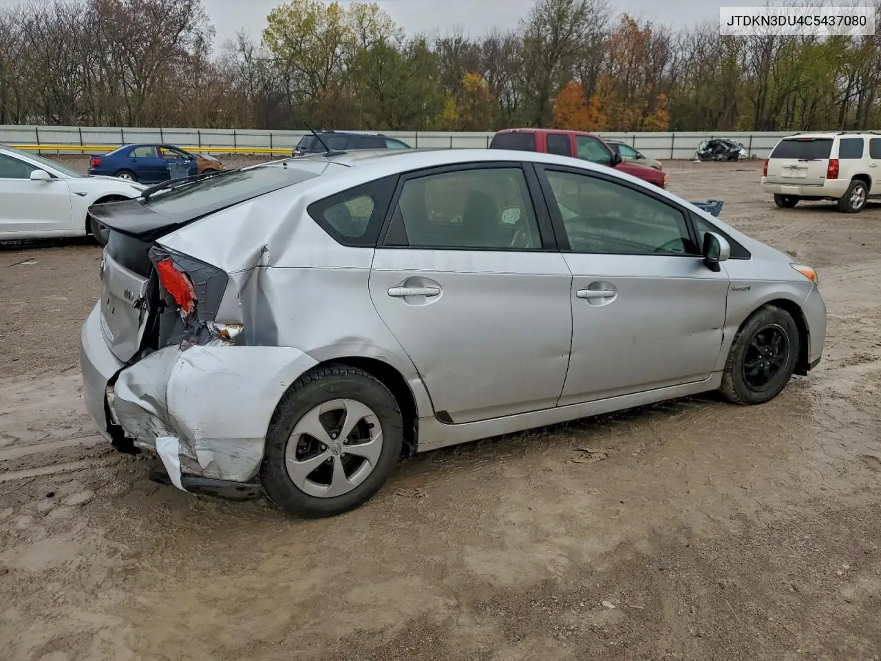 JTDKN3DU4C5437080 2012 Toyota Prius