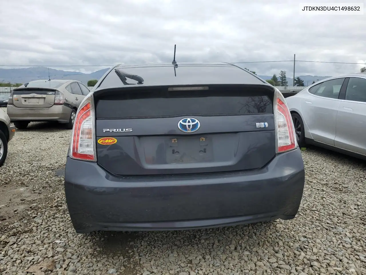 JTDKN3DU4C1498632 2012 Toyota Prius