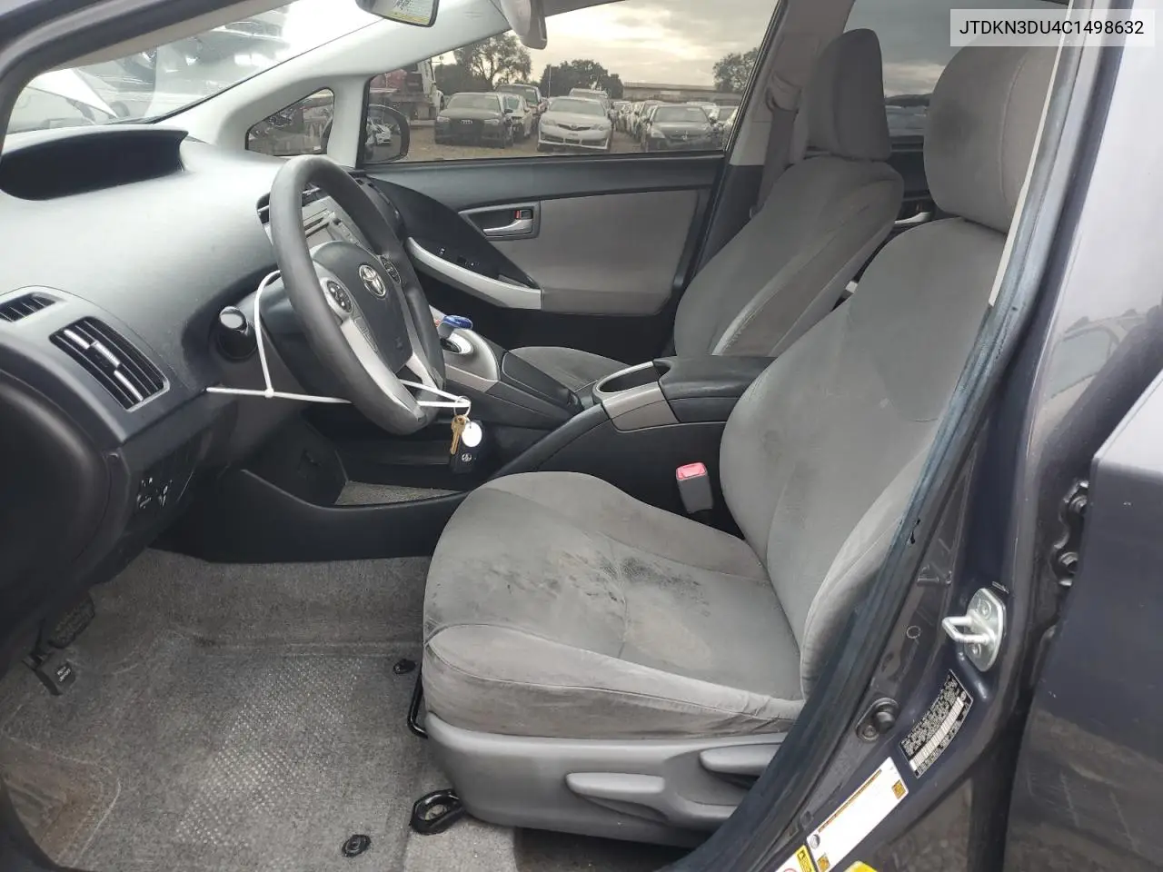JTDKN3DU4C1498632 2012 Toyota Prius