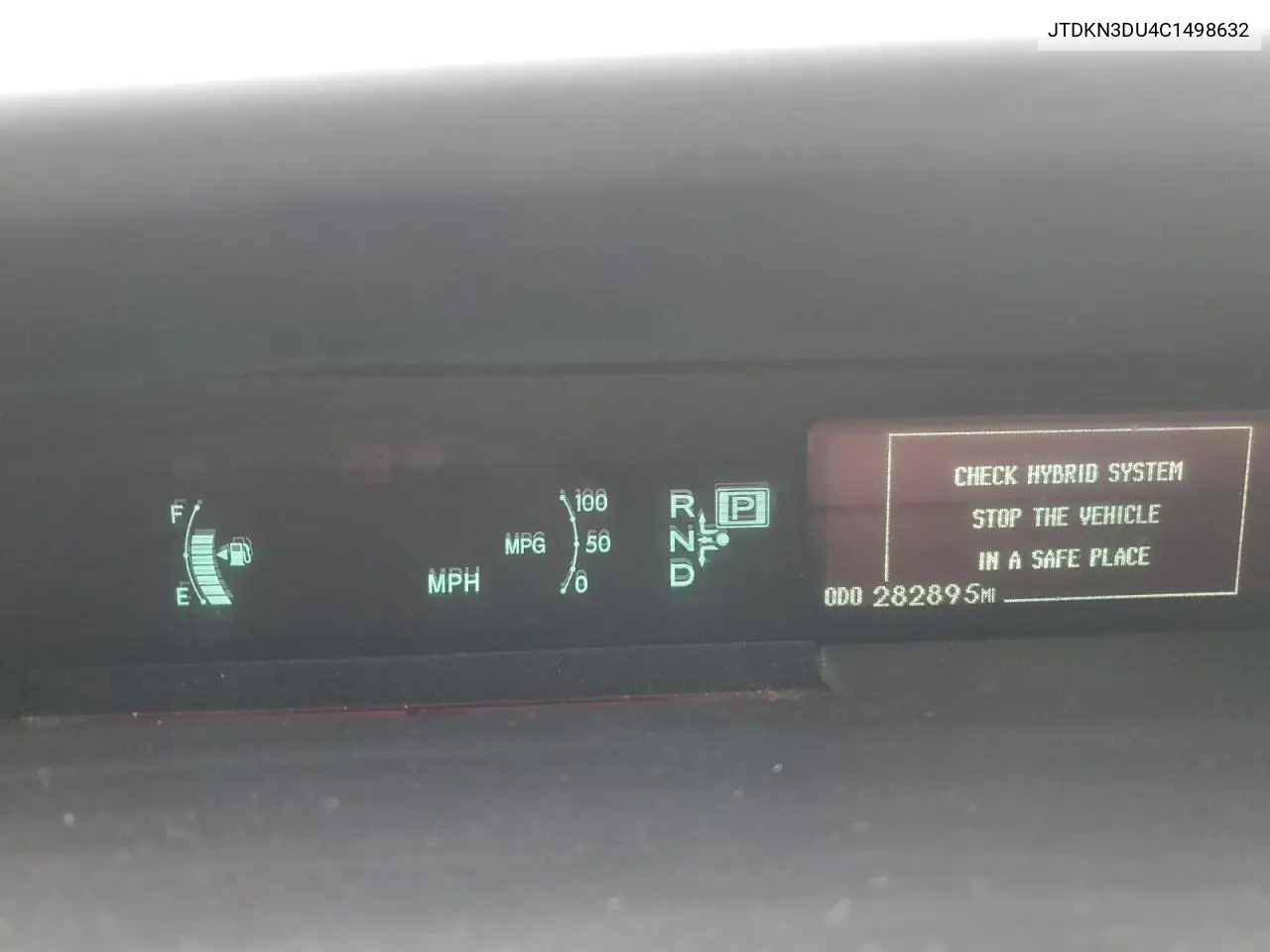 JTDKN3DU4C1498632 2012 Toyota Prius