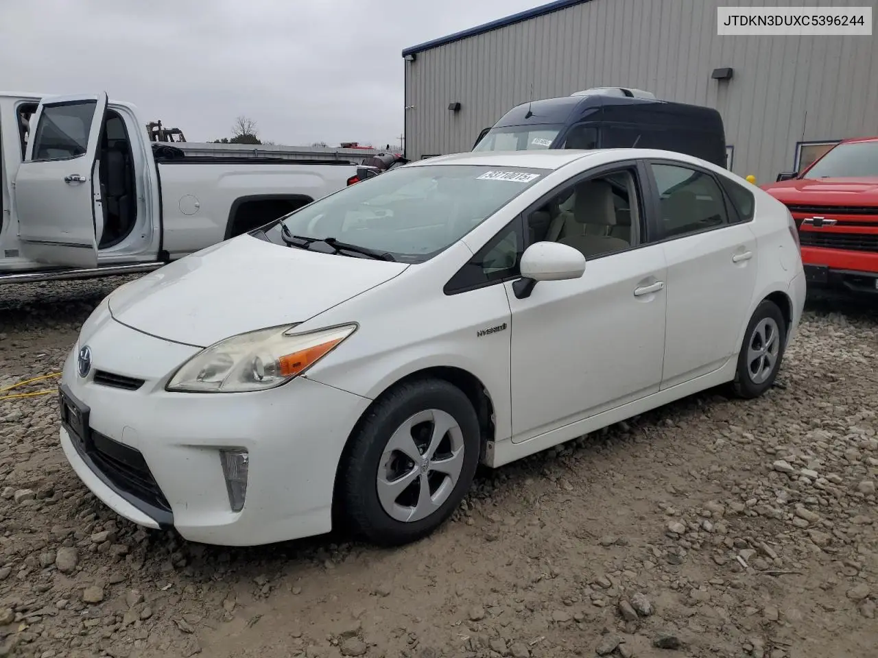 JTDKN3DUXC5396244 2012 Toyota Prius