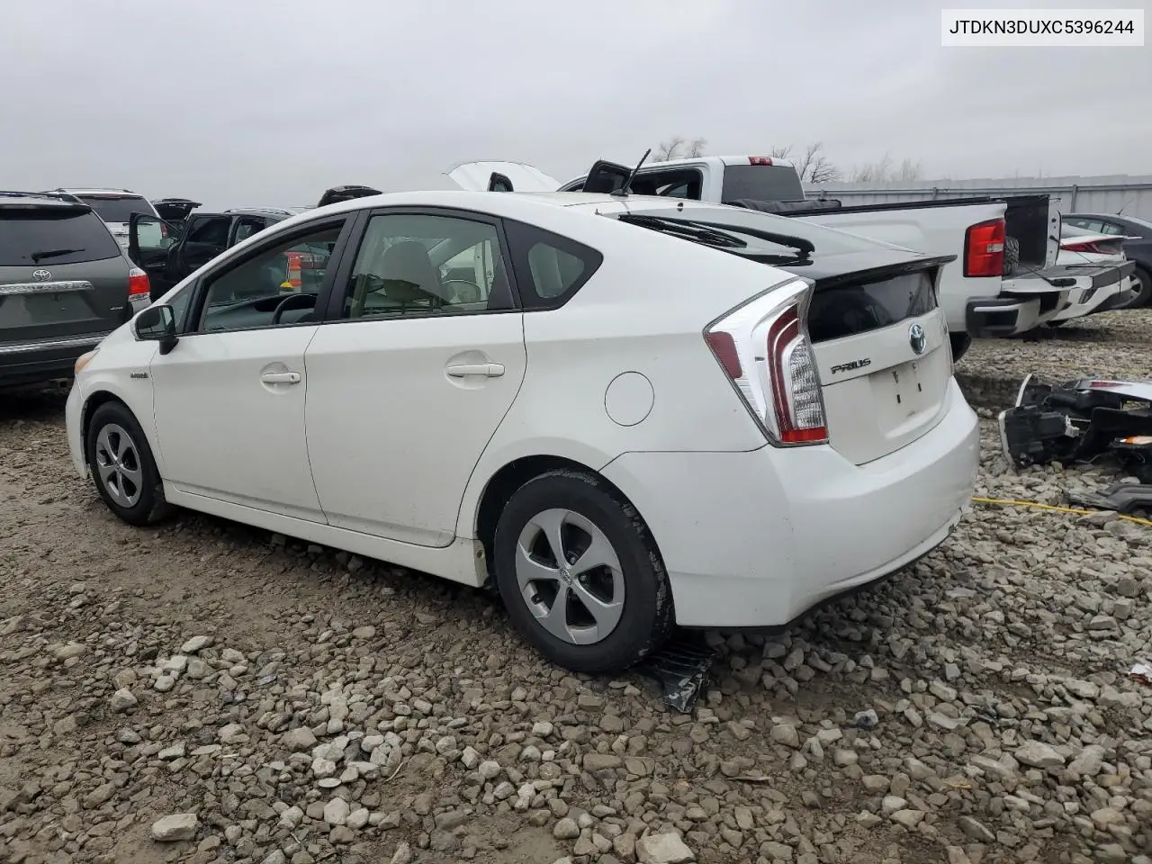 JTDKN3DUXC5396244 2012 Toyota Prius