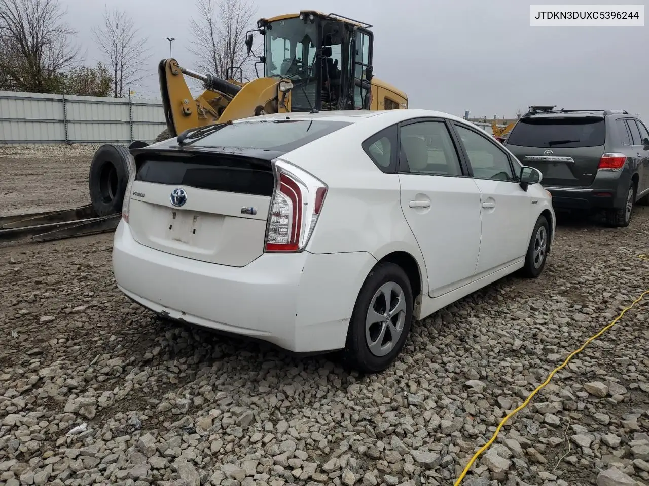JTDKN3DUXC5396244 2012 Toyota Prius