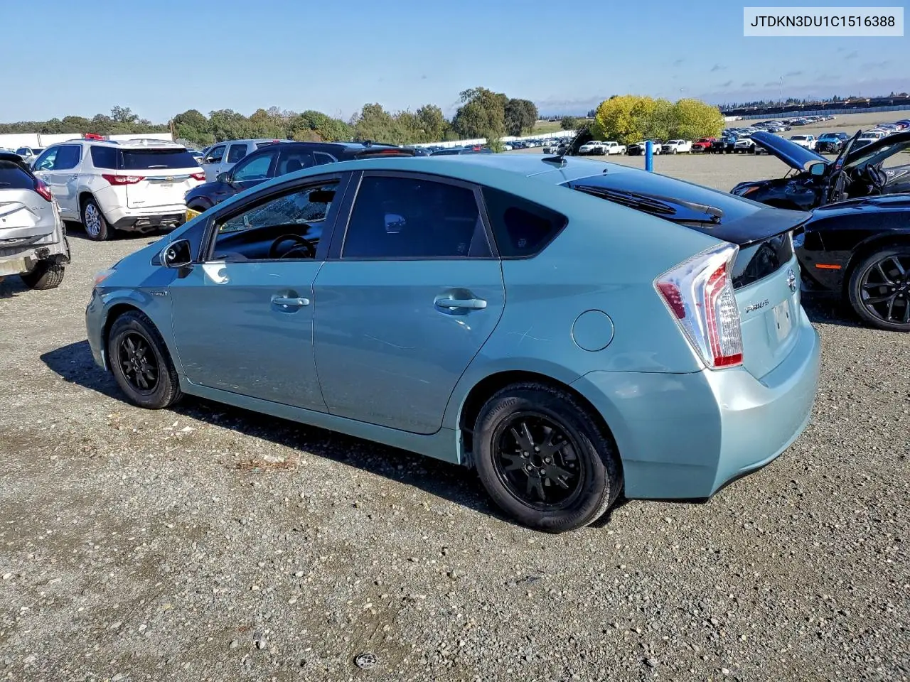 JTDKN3DU1C1516388 2012 Toyota Prius