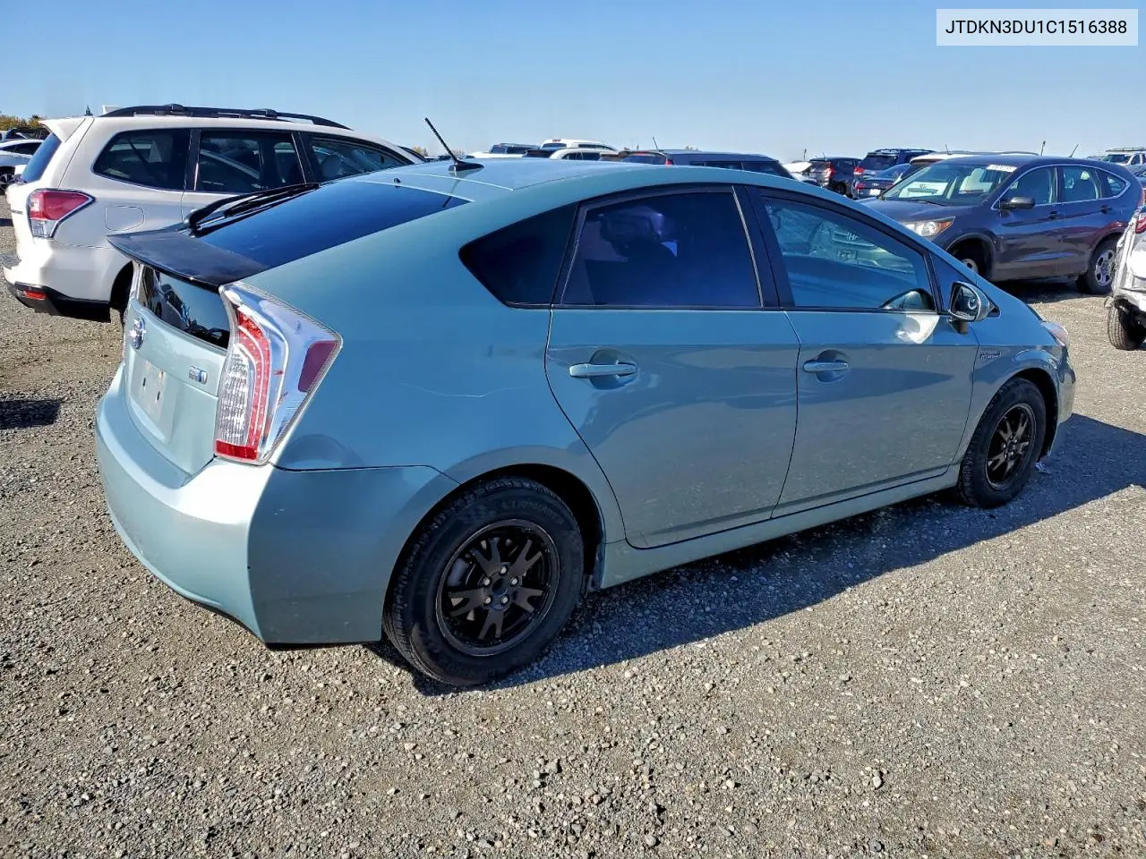 JTDKN3DU1C1516388 2012 Toyota Prius