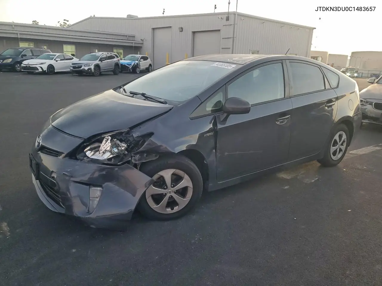 JTDKN3DU0C1483657 2012 Toyota Prius