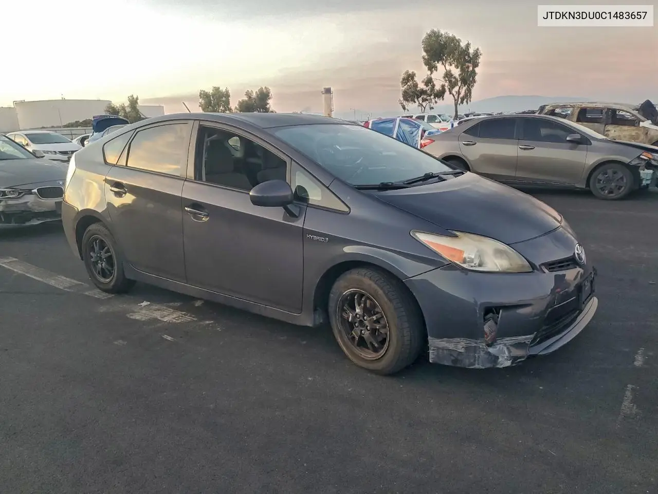 JTDKN3DU0C1483657 2012 Toyota Prius