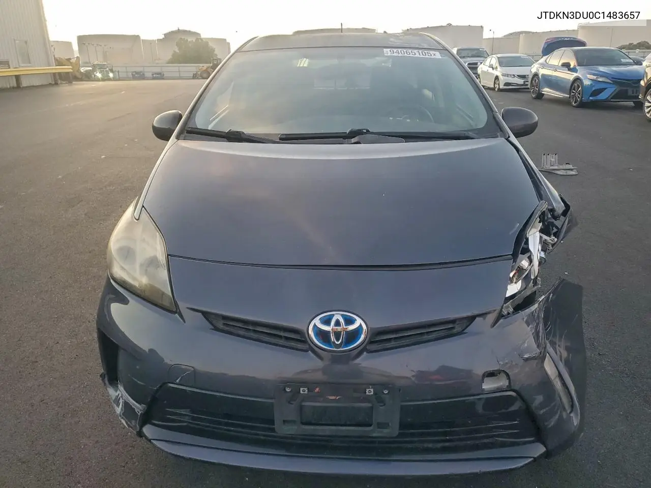 JTDKN3DU0C1483657 2012 Toyota Prius