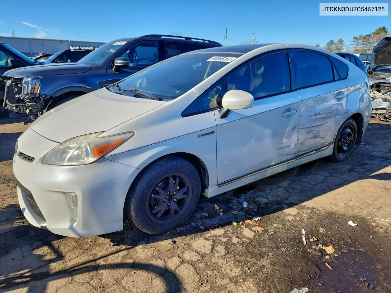 JTDKN3DU7C5467125 2012 Toyota Prius