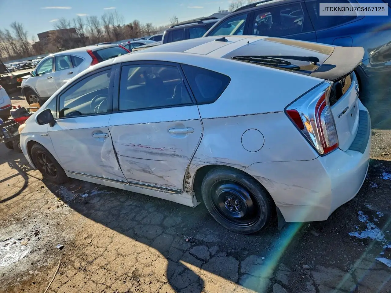 JTDKN3DU7C5467125 2012 Toyota Prius