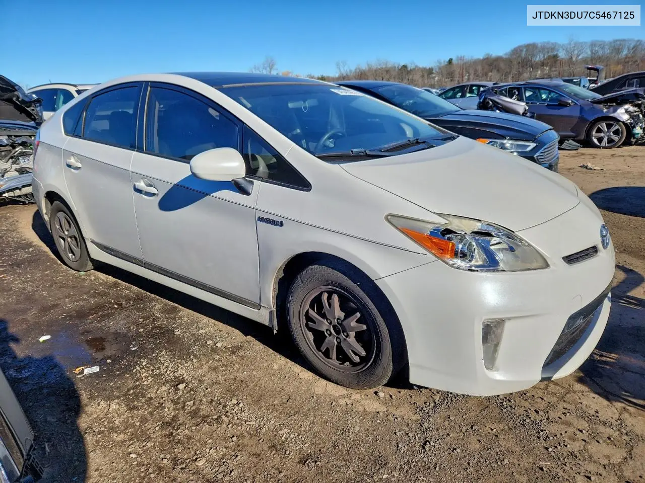 JTDKN3DU7C5467125 2012 Toyota Prius