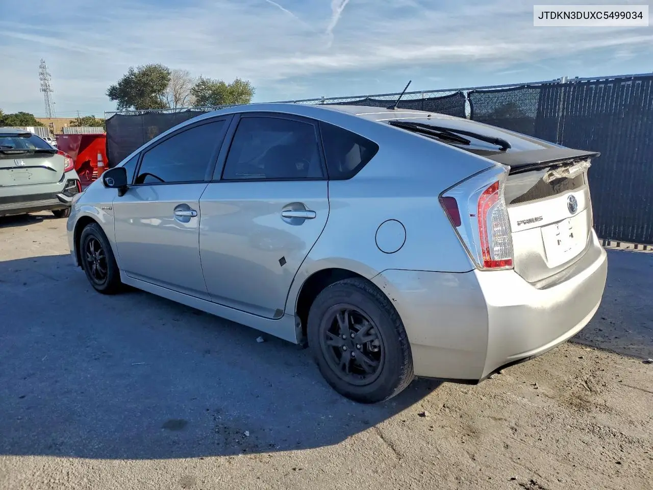 JTDKN3DUXC5499034 2012 Toyota Prius