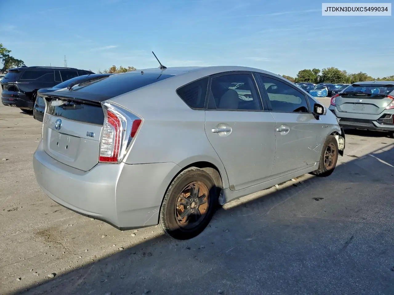 JTDKN3DUXC5499034 2012 Toyota Prius