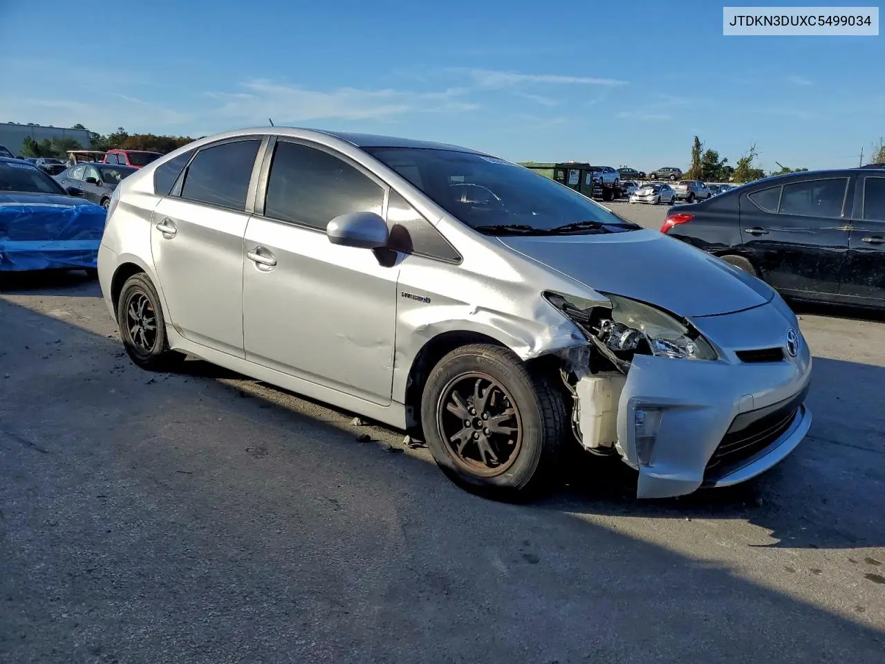 JTDKN3DUXC5499034 2012 Toyota Prius