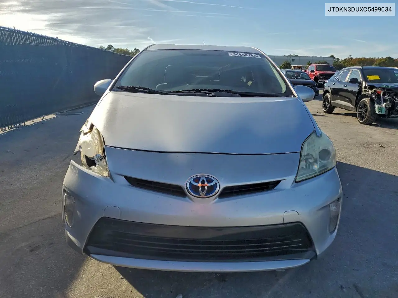 JTDKN3DUXC5499034 2012 Toyota Prius